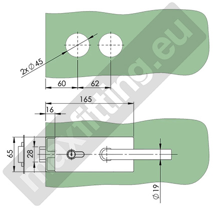 Брава с ключ